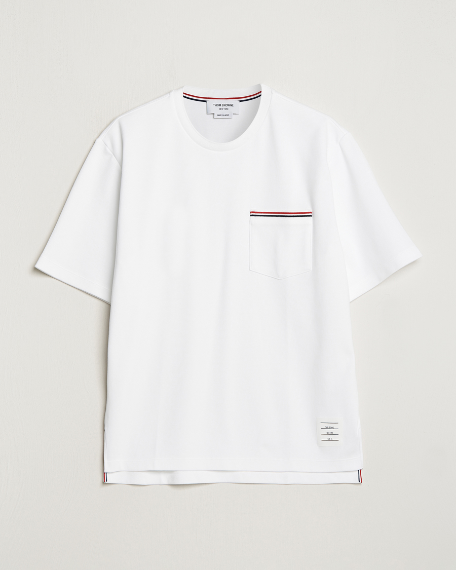 Herren | Thom Browne | Thom Browne | Short Sleeve Pocket T-Shirt White
