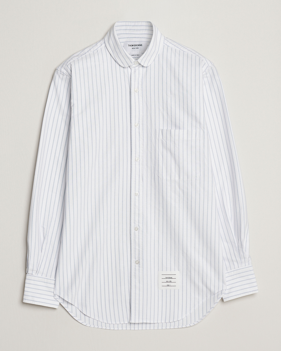 Herren | Thom Browne | Thom Browne | Oxford Pinstripe Shirt Light Blue