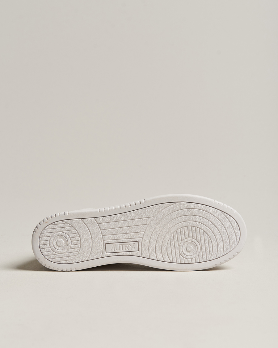 Herren | Autry Medalist Mid Goat Leather Sneaker White | Autry | Medalist Mid Goat Leather Sneaker White