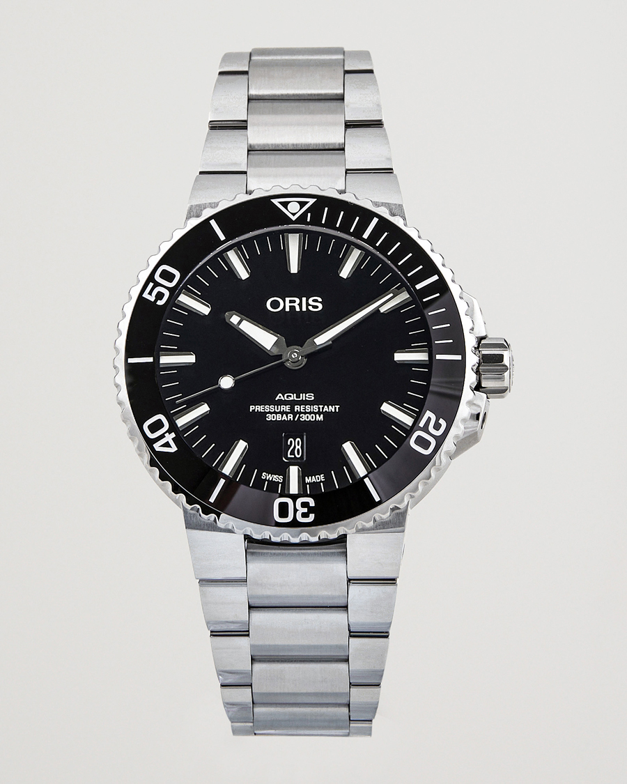 Herren |  | Oris | Aquis Date 43,5mm Polished Black