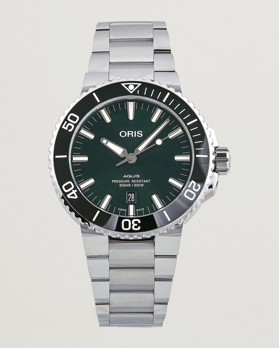 Herren | | Oris | Aquis Date 41,5mm Green