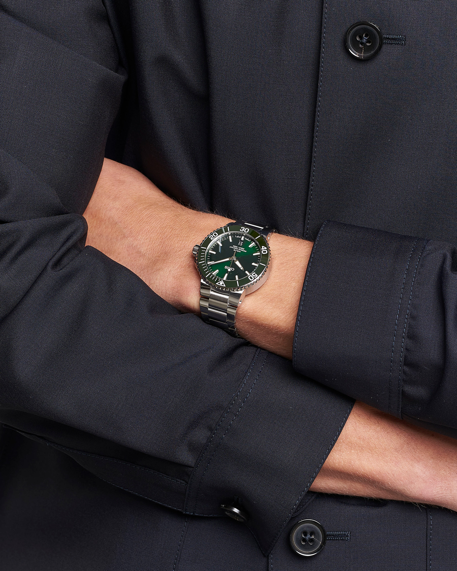 Herren | Oris | Oris | Aquis Date 41,5mm Green