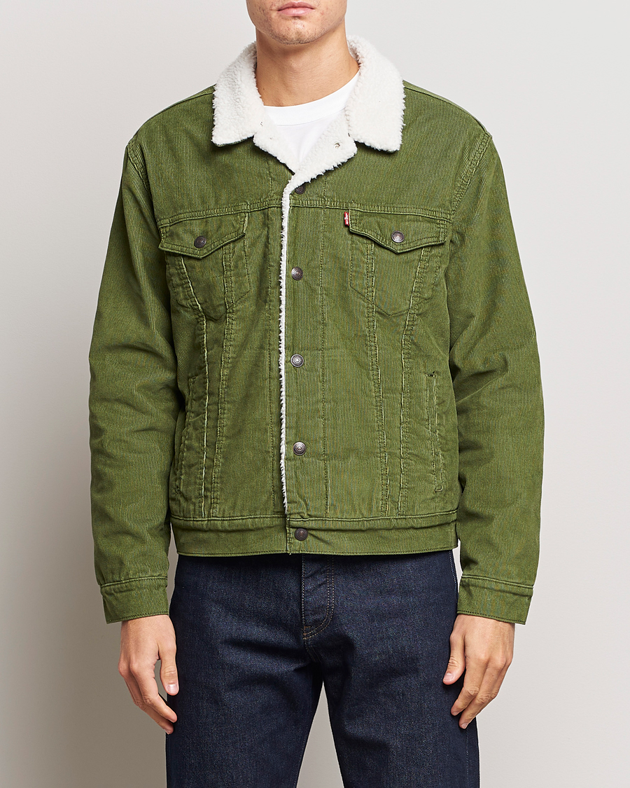 Herren | Jacken | Levi's | Type III Sherpa Trucker Sea Moss