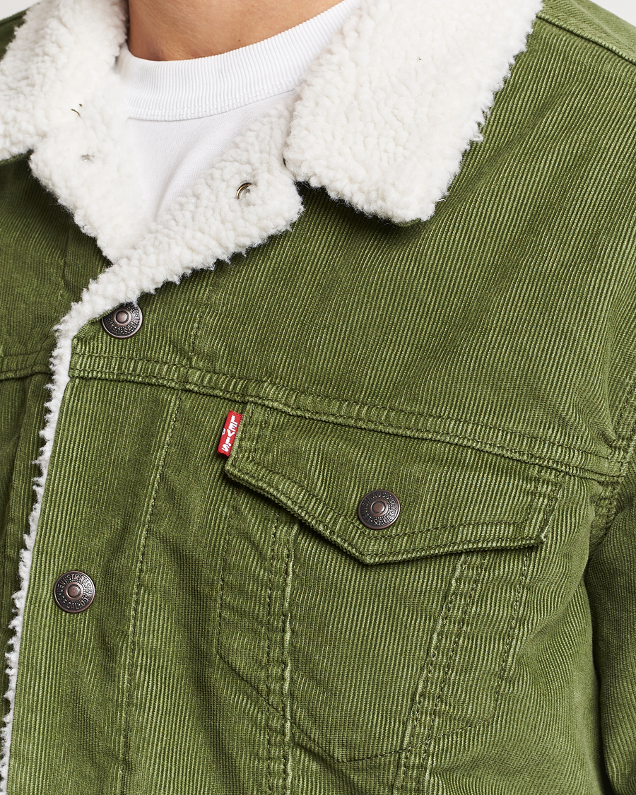 Herren | Jacken | Levi's | Type III Sherpa Trucker Sea Moss