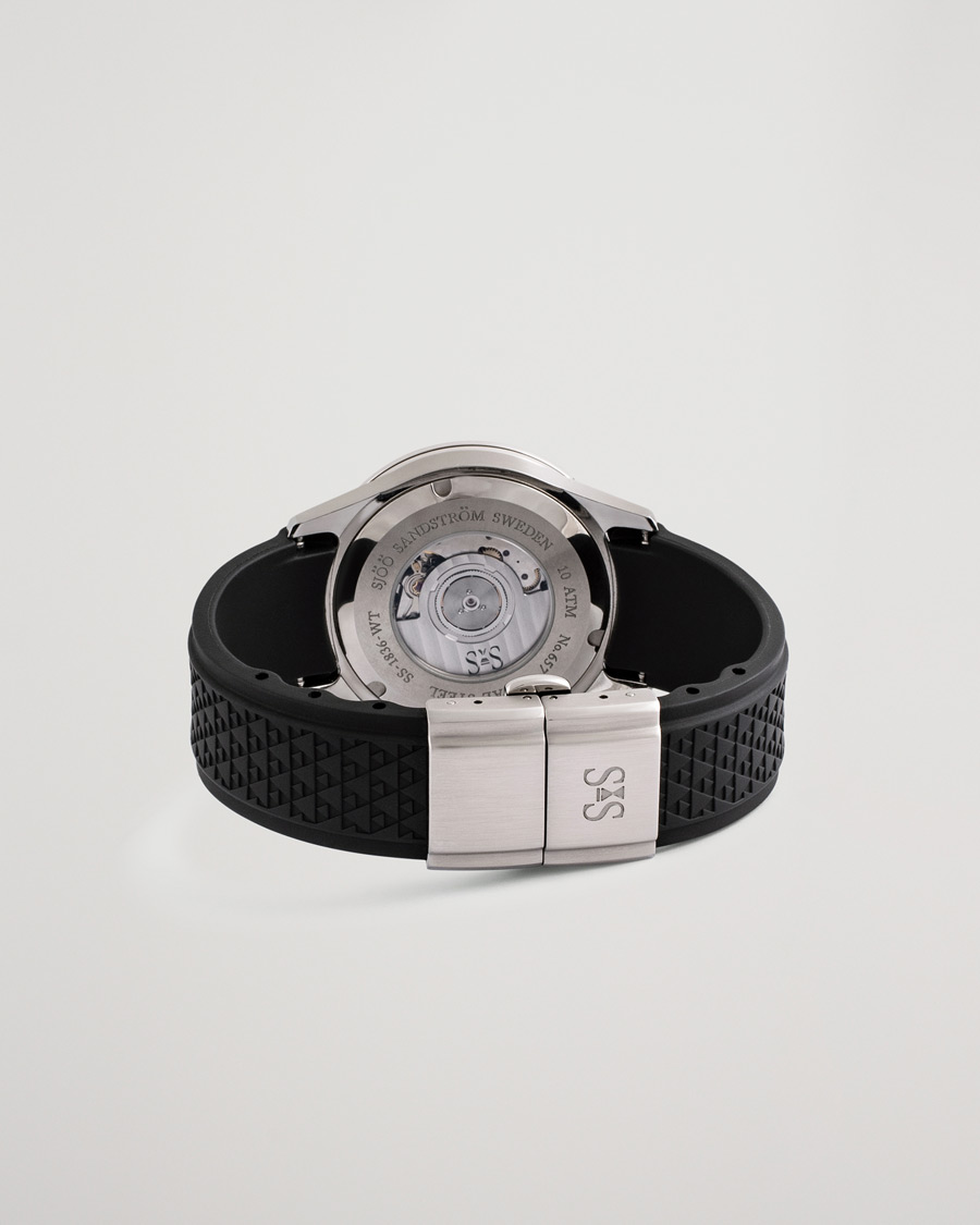 Herren | Sjöö Sandström Pre-Owned Royal Steel Worldtimer 36mm SS-1836-WT | Sjöö Sandström Pre-Owned | Royal Steel Worldtimer 36mm SS-1836-WT