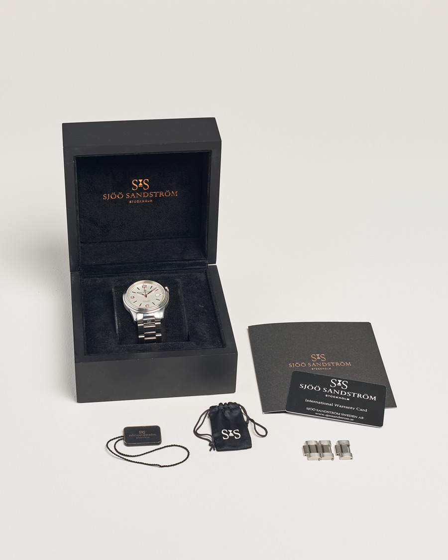 Herren | Sjöö Sandström Pre-Owned Royal Steel Classic 41mm | Sjöö Sandström Pre-Owned | Royal Steel Classic 41mm