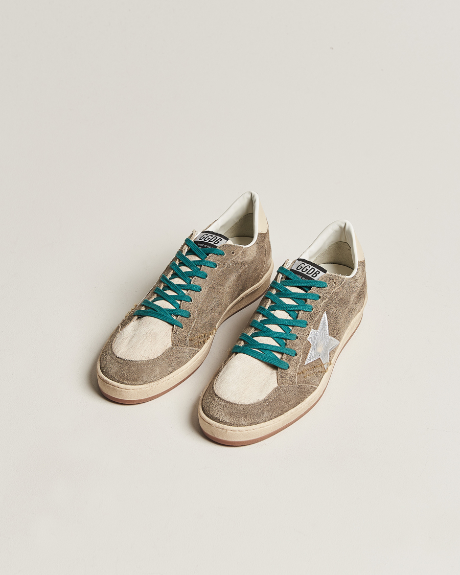 Herren | Golden Goose Deluxe Brand Ball Star Sneakers Brown/Buttercream | Golden Goose | Deluxe Brand Ball Star Sneakers Brown/Buttercream