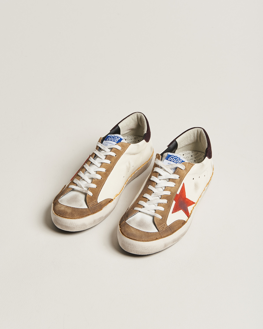 Herren |  | Golden Goose Deluxe Brand | Super-Star Sneakers White/Brown