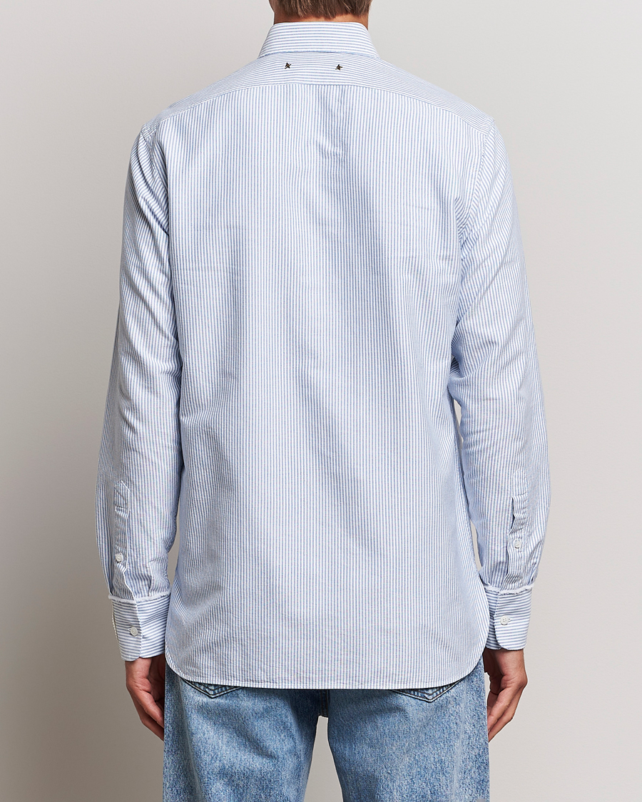Herren | Hemden | Golden Goose | Deluxe Brand Regular Fit Striped Oxford Shirt Light Blue