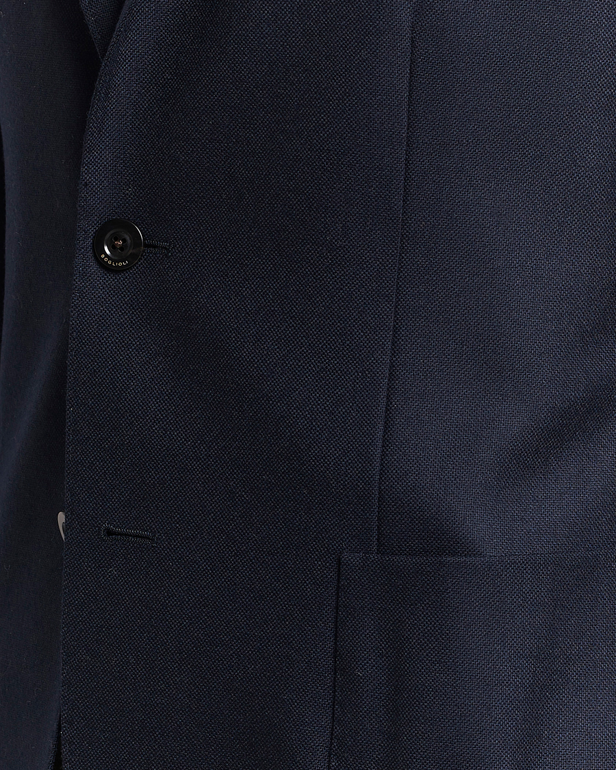 Herren | Sakkos | Boglioli | K Jacket Wool Hopsack Blazer Navy