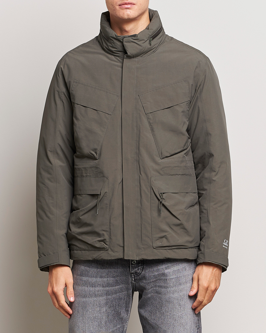Herren |  | C.P. Company | Micro M Re-Cycled Padded Field Jacket Olive
