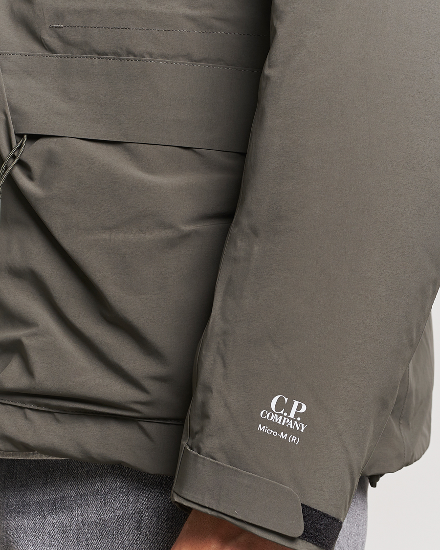 Herren | Jacken | C.P. Company | Micro M Re-Cycled Padded Field Jacket Olive