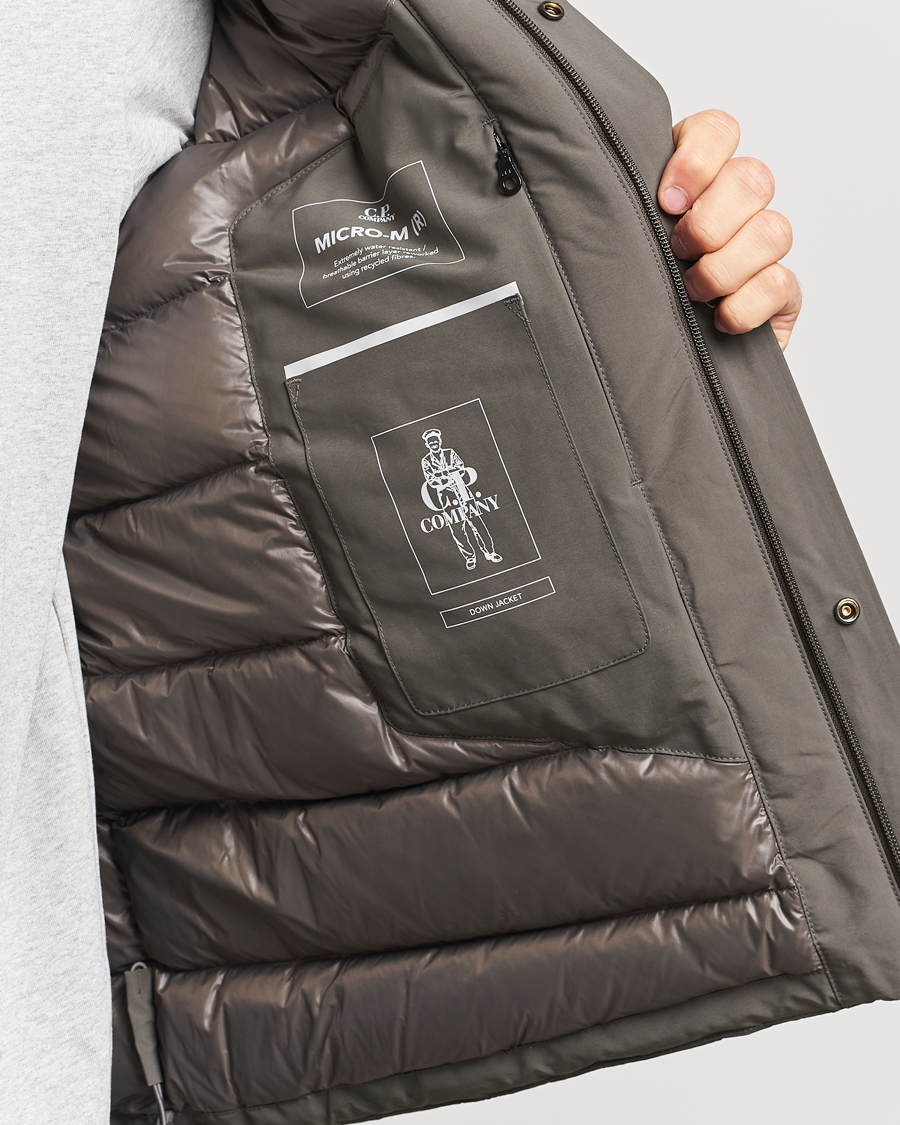 Herren | Jacken | C.P. Company | Micro M Re-Cycled Padded Field Jacket Olive