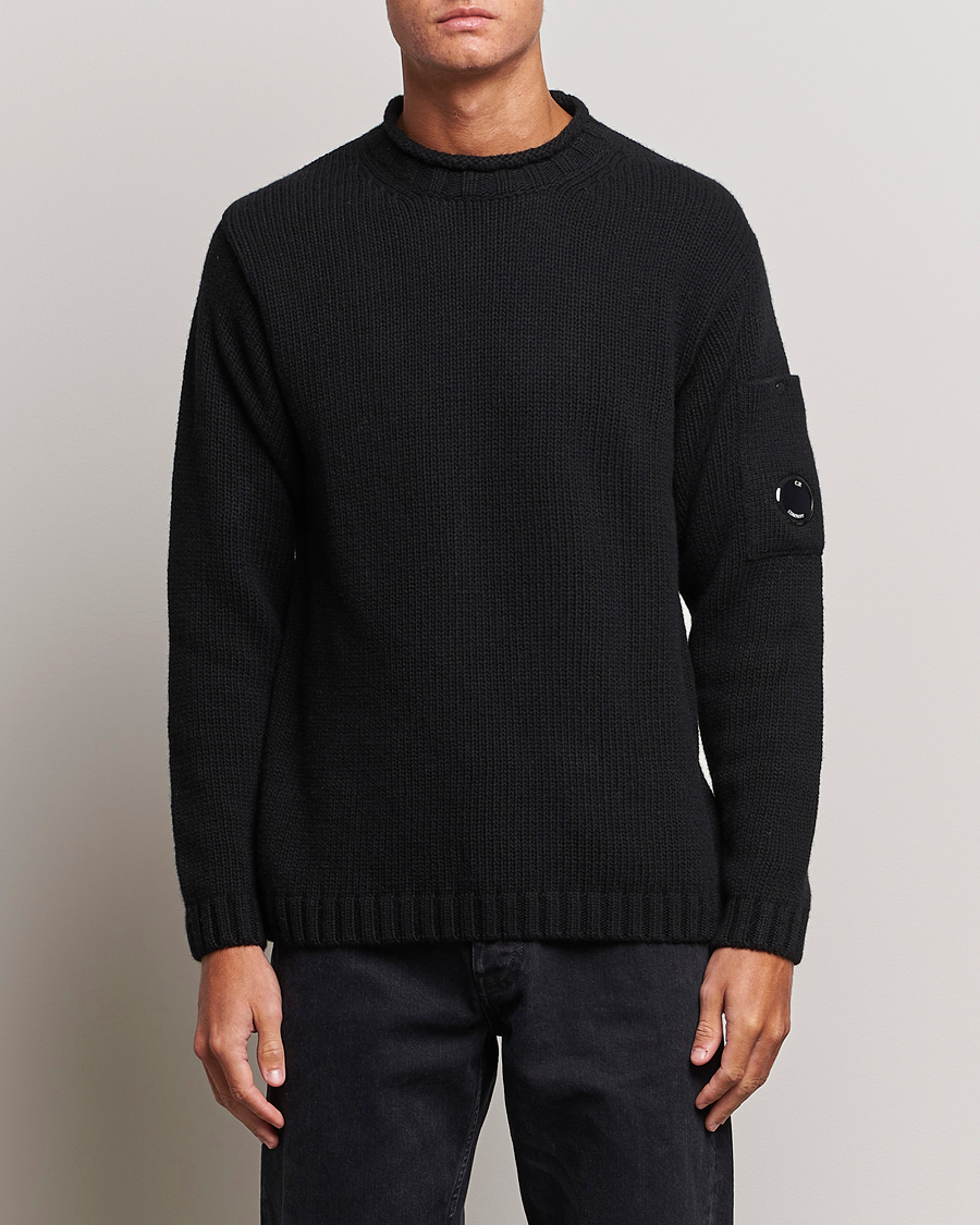 Herren | C.P. Company | C.P. Company | Knitted Lambswool Turtleneck Black