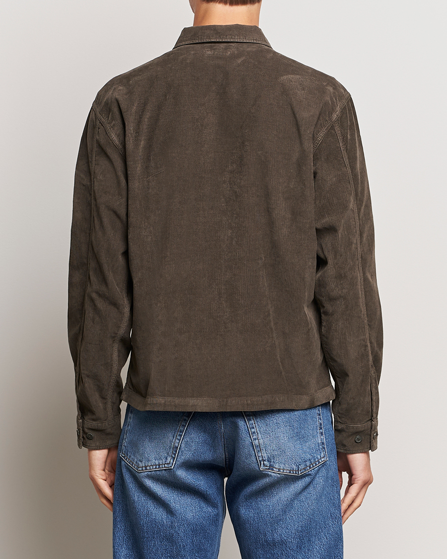 Herren | Hemden | C.P. Company | Corduroy Double Pocket Overshirt Olive