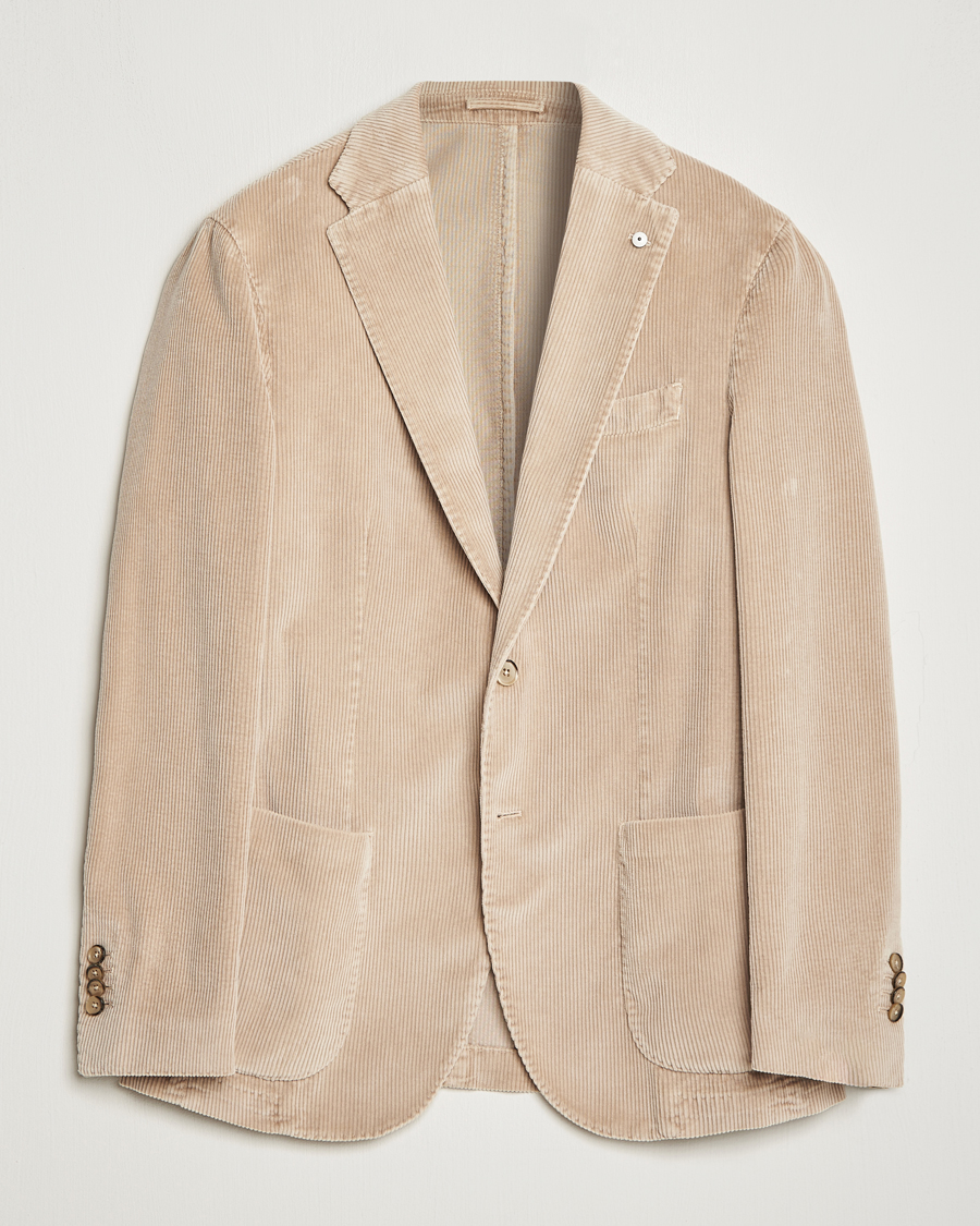 L.B.M. 1911 Jack Corduroy Blazer Beige