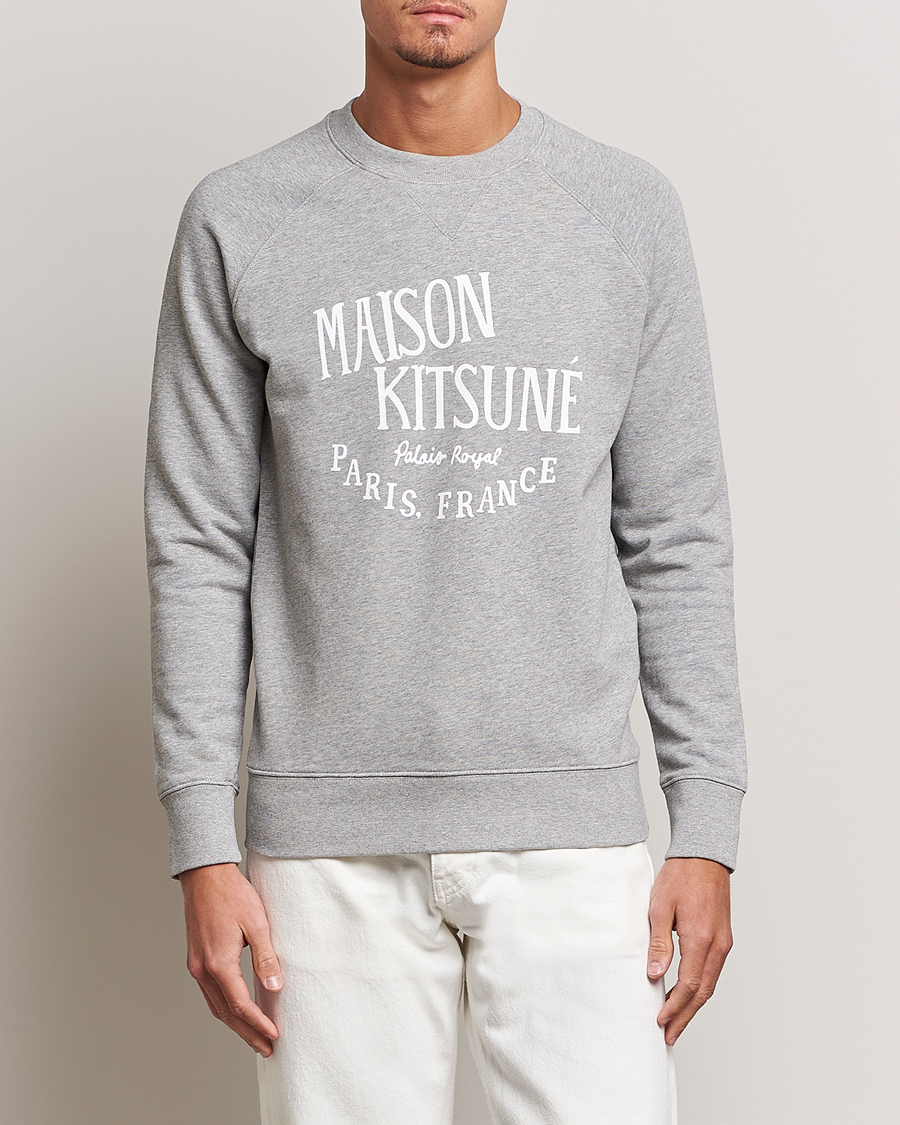 Herren | Graue Sweatshirts | Maison Kitsuné | Palais Royal Classic Sweatshirt Grey Melange