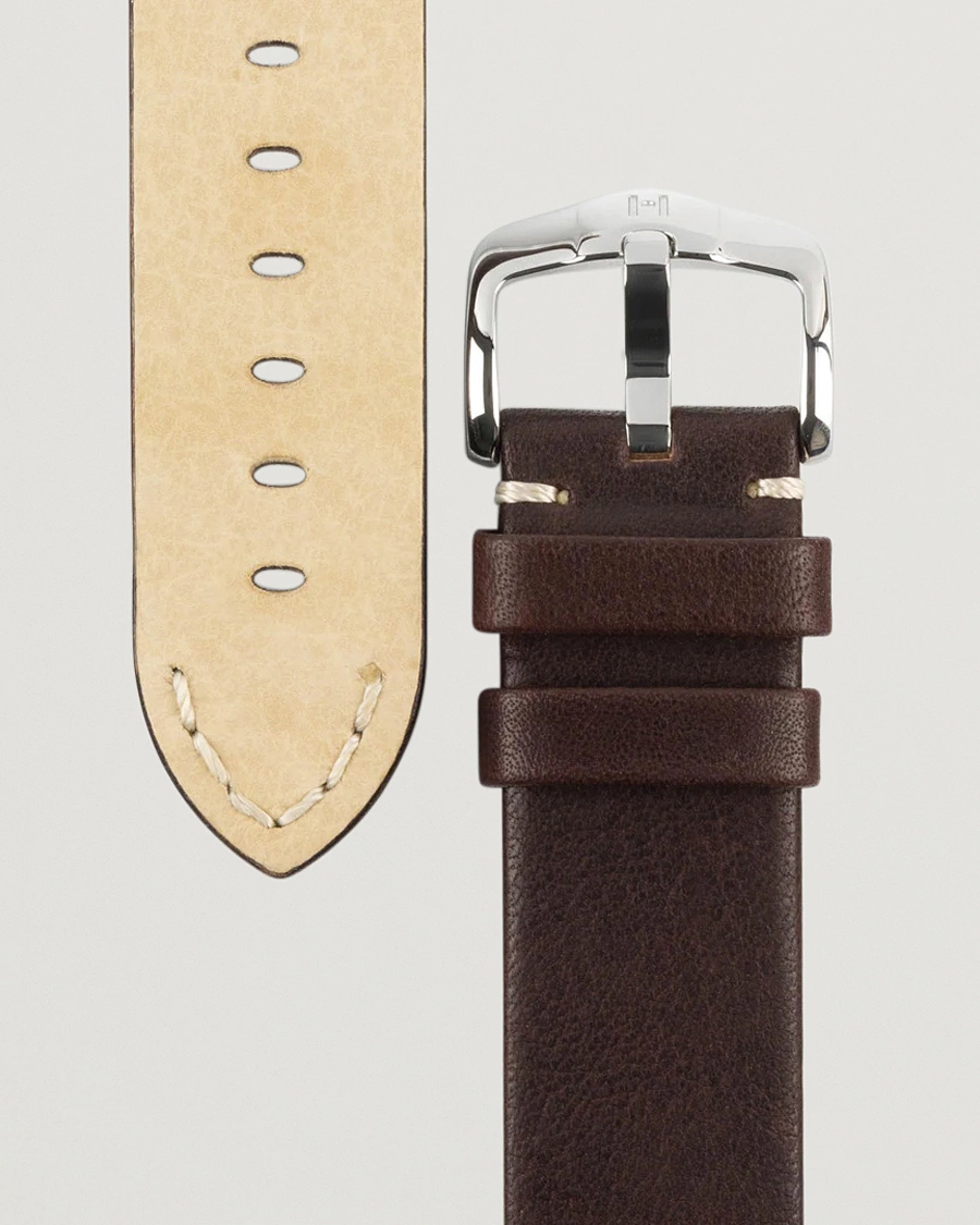 Herren |  | HIRSCH | Ranger Retro Leather Watch Strap Brown