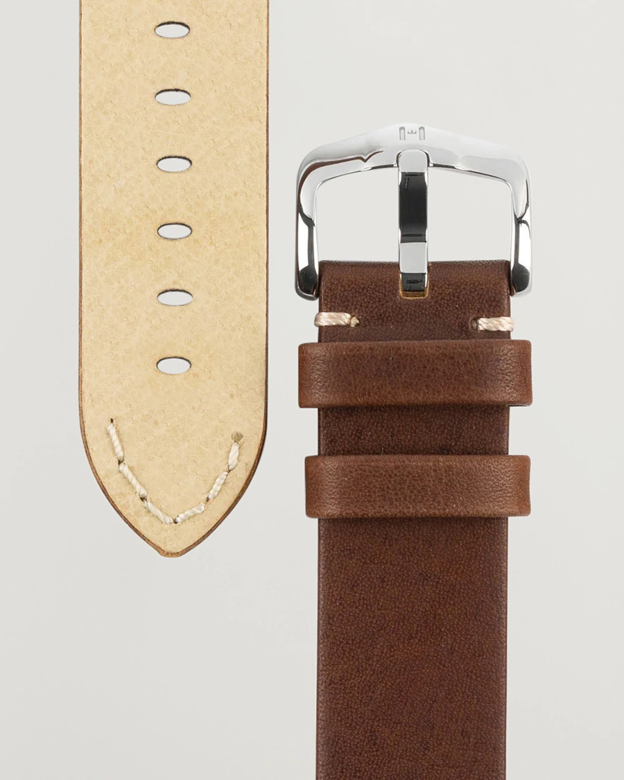 Herren |  | HIRSCH | Ranger Retro Leather Watch Strap Golden Brown