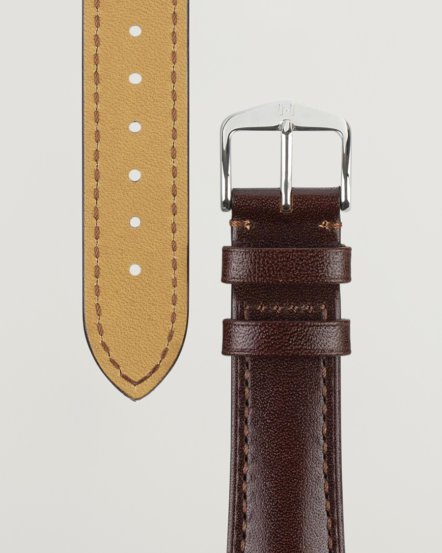 Herren | HIRSCH | HIRSCH | Siena Tuscan Leather Watch Strap Brown