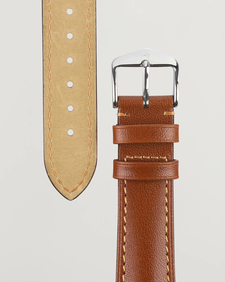Herren | Uhrenarmband | HIRSCH | Siena Tuscan Leather Watch Strap Golden Brown