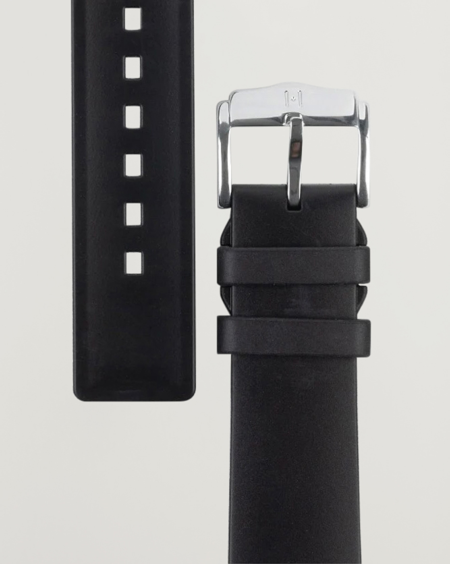 Men |  | HIRSCH | Pure Natural Rubber Watch Strap Black