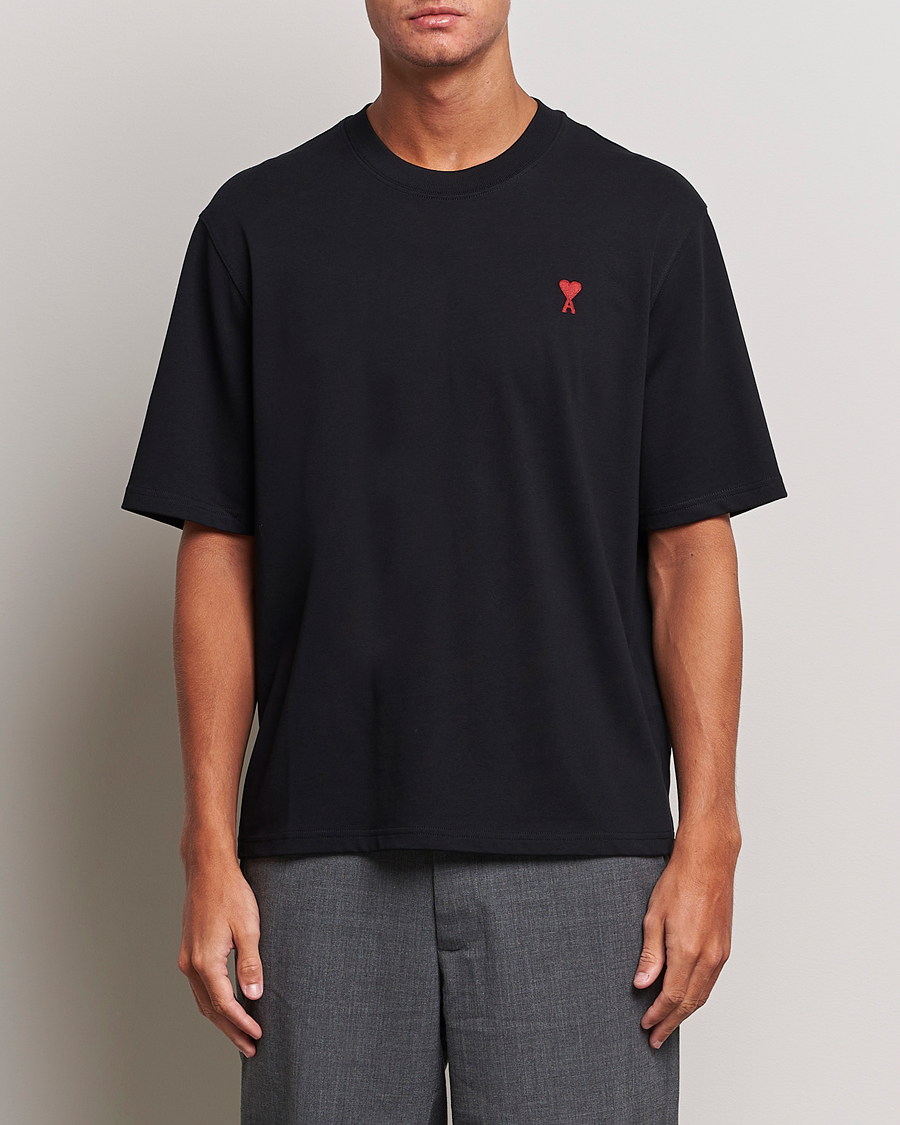 Herren | | AMI | Heart Logo T-Shirt Black