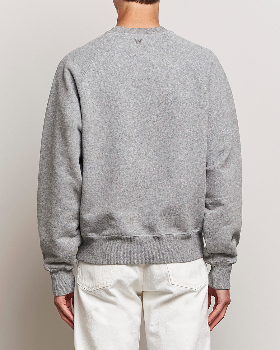 Herren | Pullover | AMI | Heart Logo Sweatshirt Heather Grey