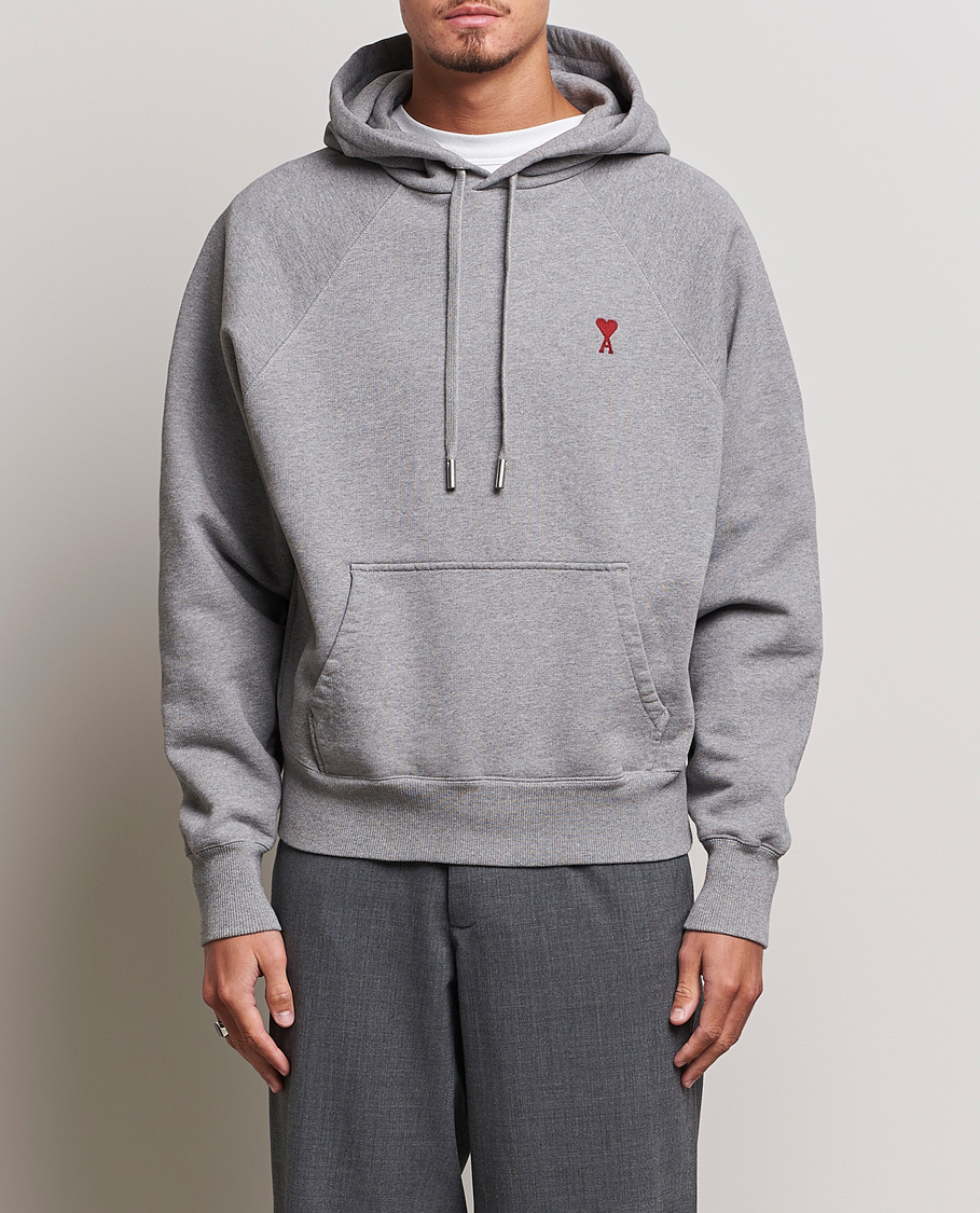 Herren |  | AMI | Heart Logo Hoodie Heather Grey