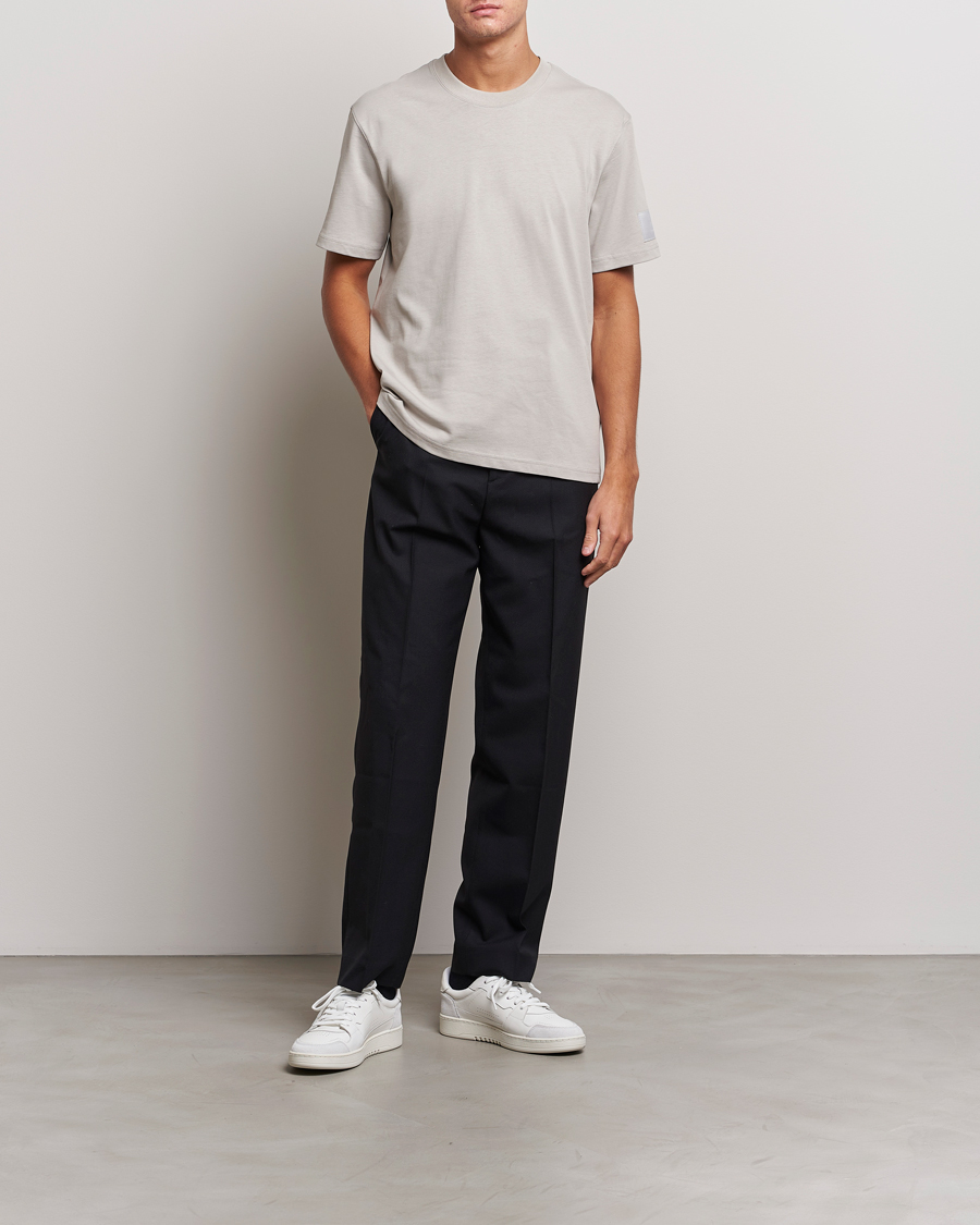 Herren | T-Shirts | AMI | Fade Out Crew Neck T-Shirt Pearl Grey