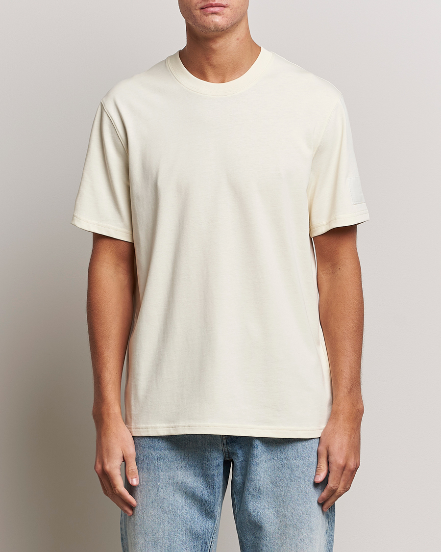 Herren | Kurzarm T-Shirt | AMI | Fade Out Crew Neck T-Shirt Ivory