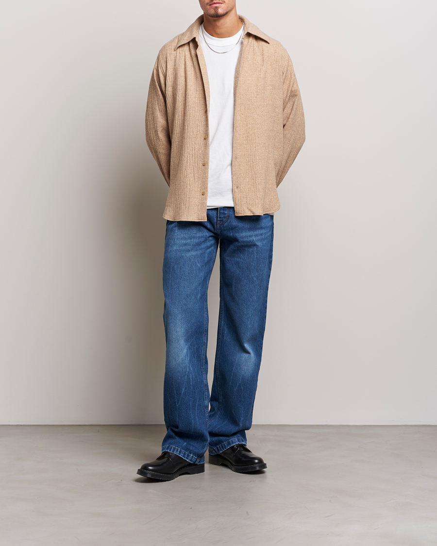 Herren | Jeans | AMI | Straight Fit Jeans Used Blue