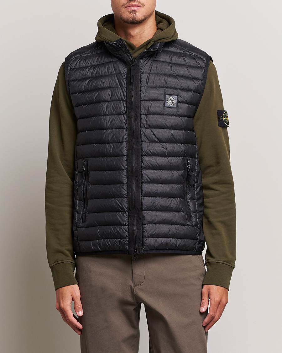 Herren | Jacken | Stone Island | Recycled Nylon Down-TC Vest Black
