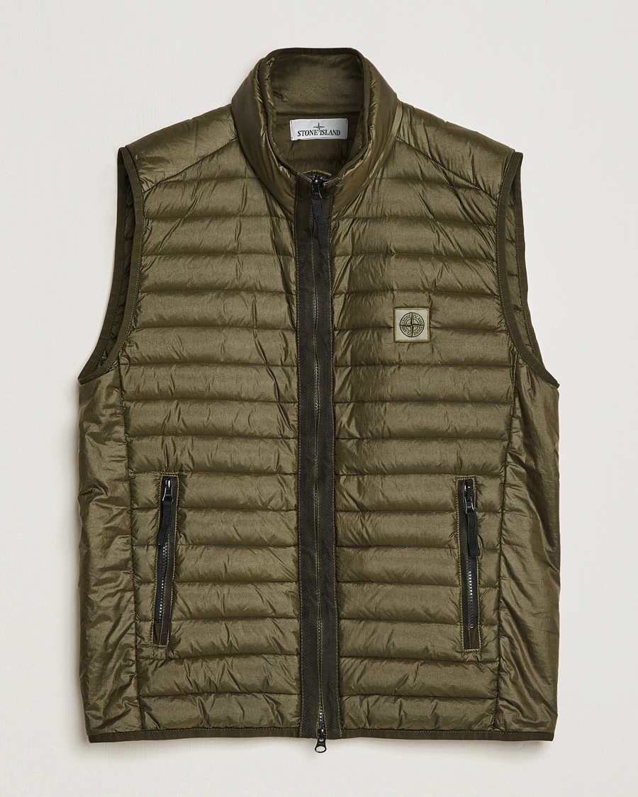 Herren | Jacken | Stone Island | Recycled Nylon Down-TC Vest Olive