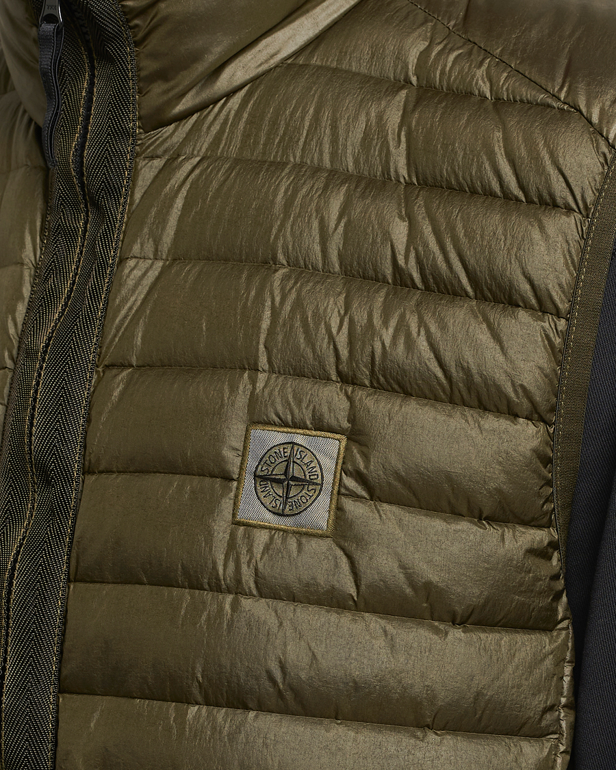 Herren | Jacken | Stone Island | Recycled Nylon Down-TC Vest Olive