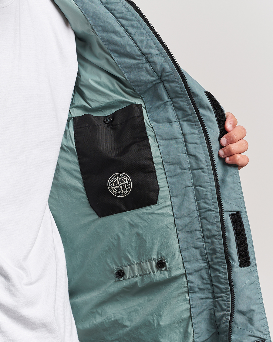 Herren | Jacken | Stone Island | Garment Dyed Recycled Nylon Long Down Jacket Sage