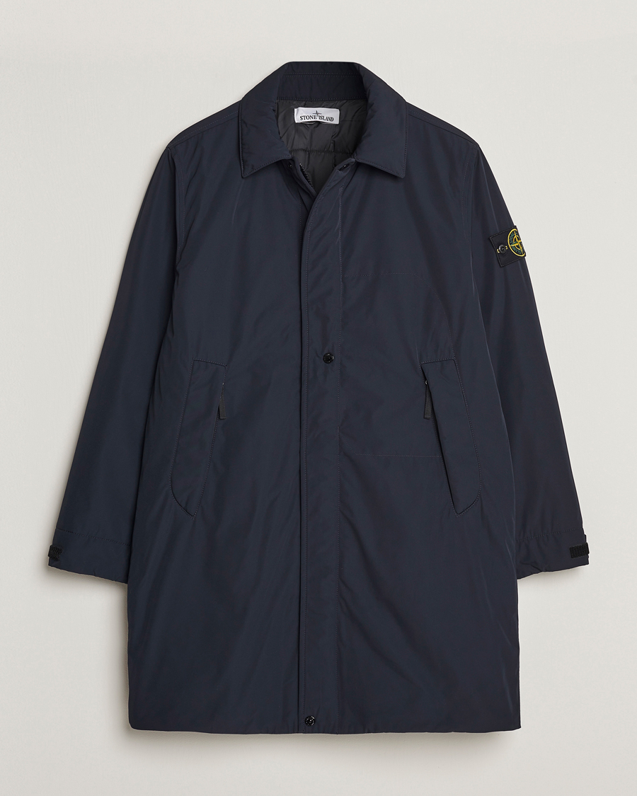 Herren | Jacken | Stone Island | Micro Twill Coat Navy Blue