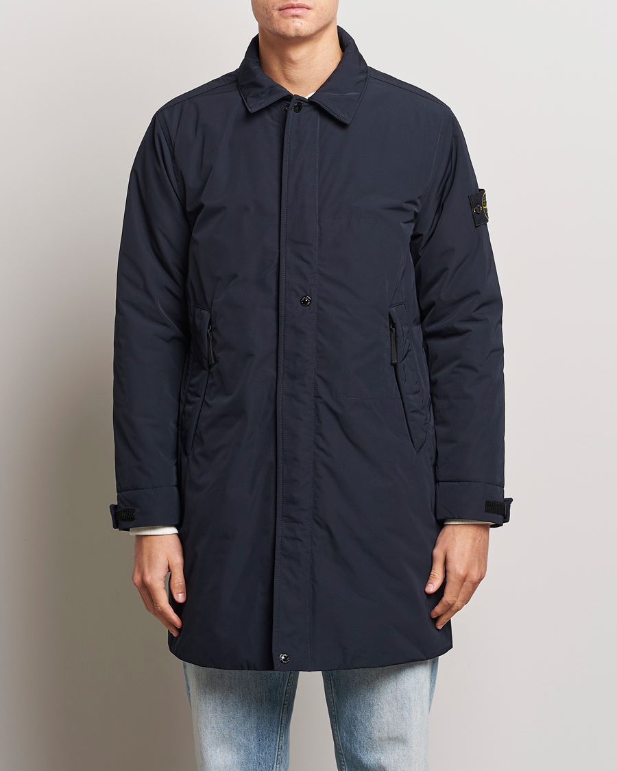 Herren | Jacken | Stone Island | Micro Twill Coat Navy Blue