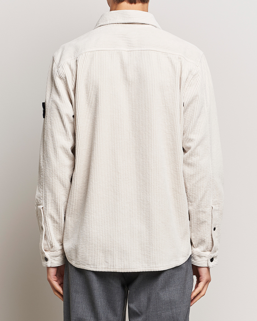 Herren | Hemden | Stone Island | Garment Dyed Corduroy Overshirt Plaster