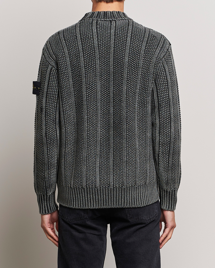 Herren | Pullover | Stone Island | Knitted Wool Crewneck Black