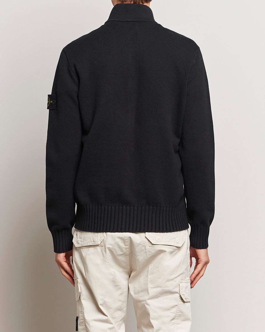 Herren | Pullover | Stone Island | Winter Cotton Cardigan Black