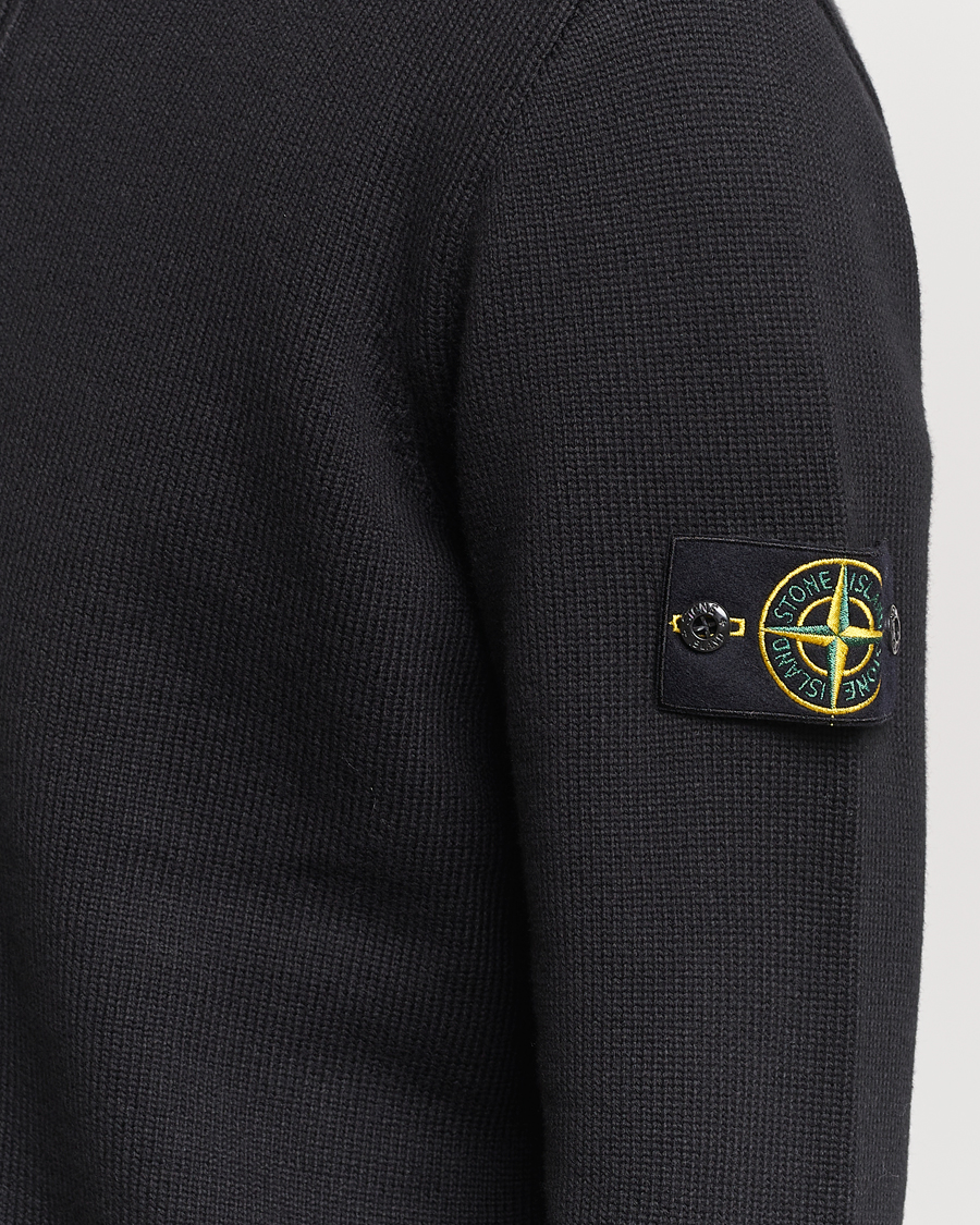 Herren | Pullover | Stone Island | Winter Cotton Cardigan Black