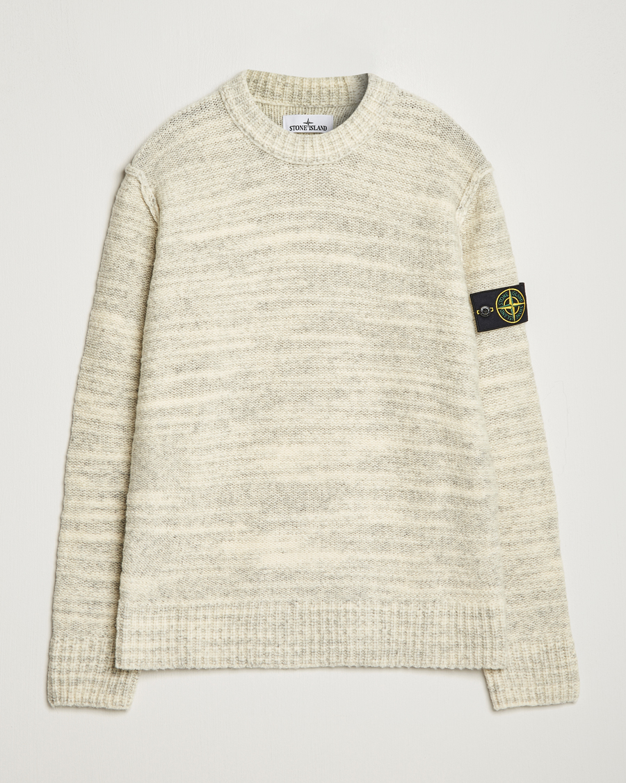 Herren |  | Stone Island | Knitted Wool/Nylon Sweater Plaster