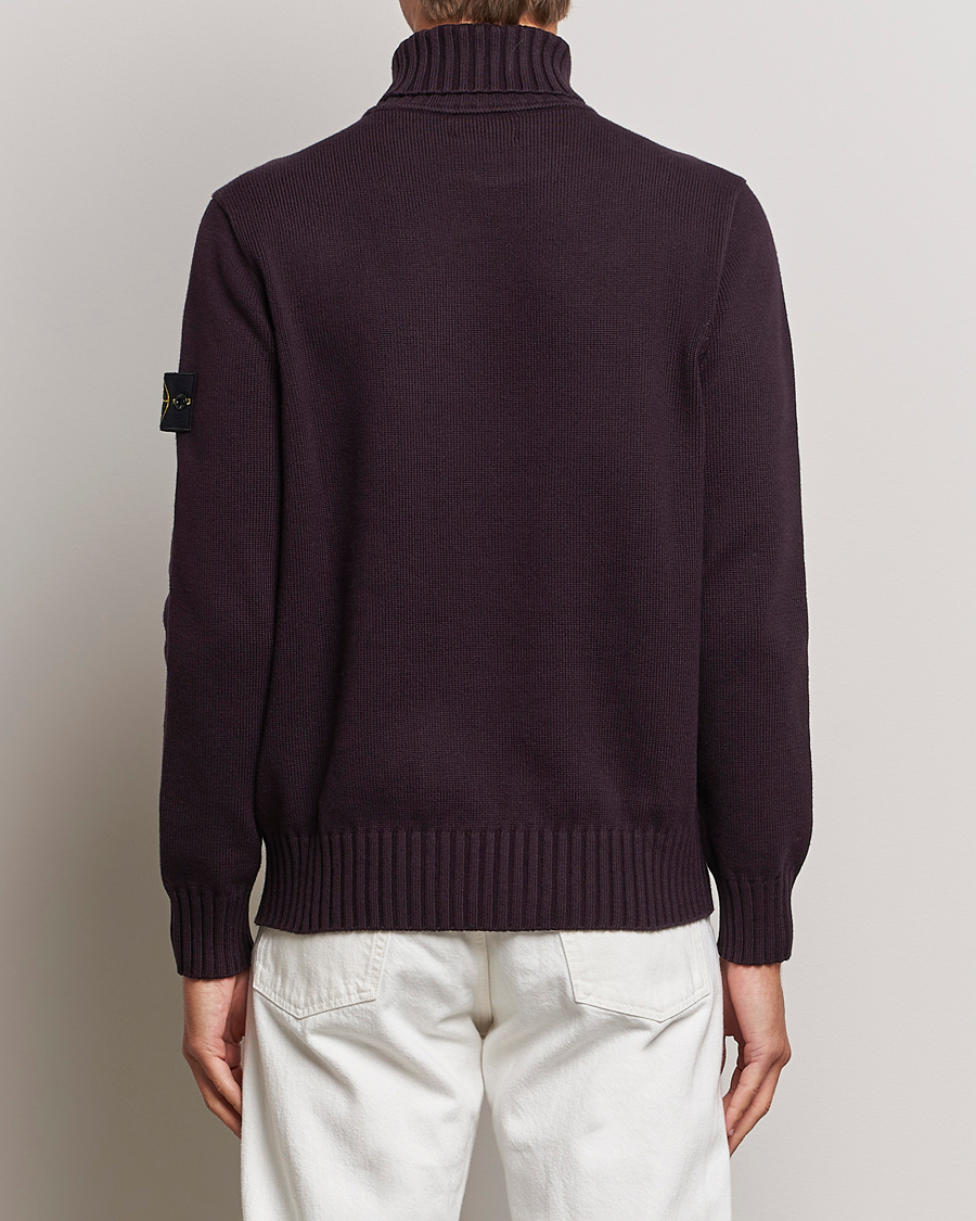 Herren | Pullover | Stone Island | Winter Cotton Polo Dark Burgundy