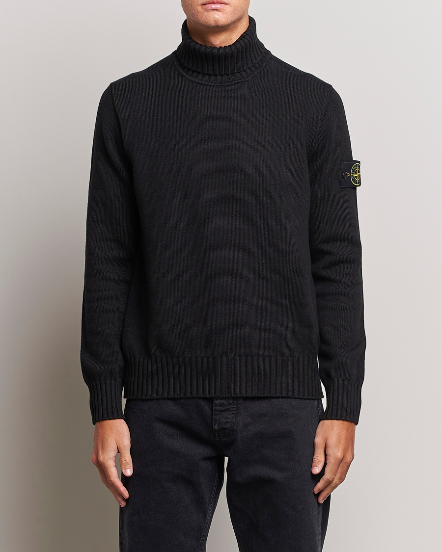 Herren |  | Stone Island | Winter Cotton Polo Black