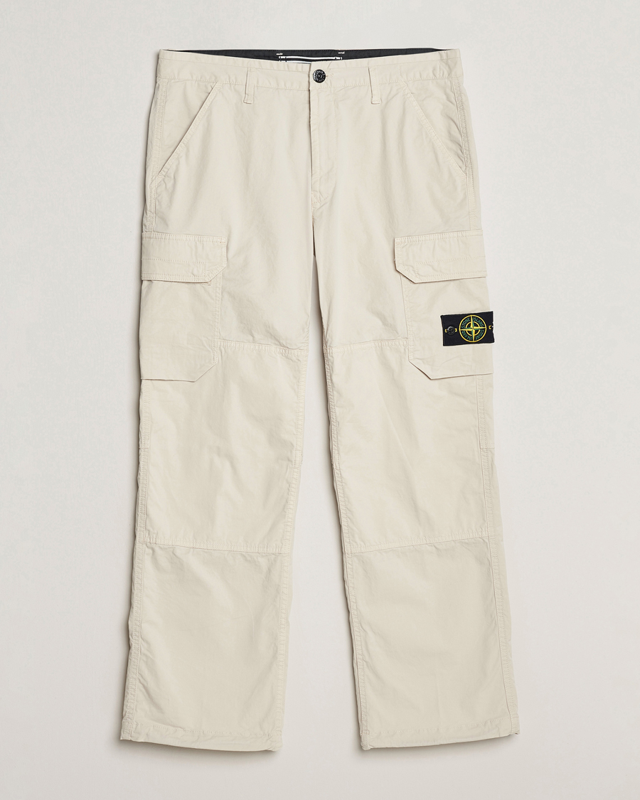 Herren | | Stone Island | Stretch Cotton Gabardine Cargo Pants Plaster
