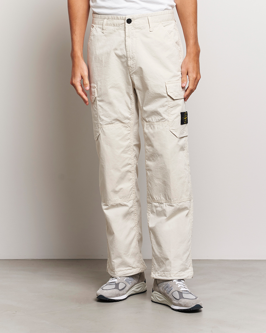 Herren | | Stone Island | Stretch Cotton Gabardine Cargo Pants Plaster