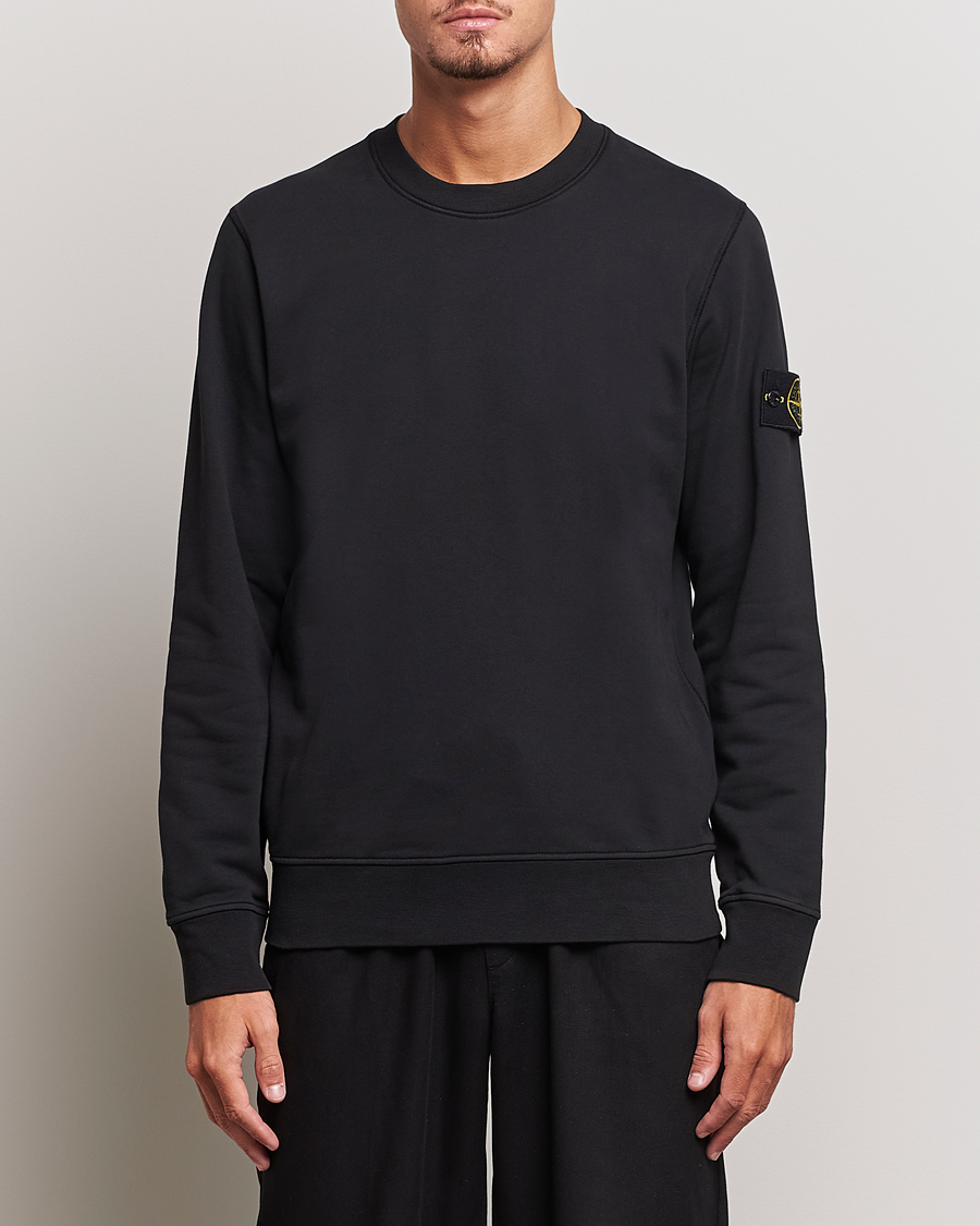 Herren | Stone Island | Stone Island | Garment Dyed Fleece Sweatshirt Black