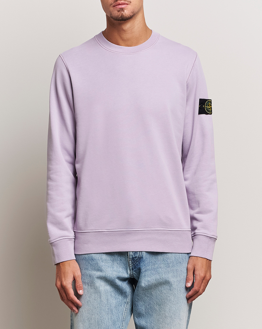 Herren | Stone Island | Stone Island | Garment Dyed Fleece Sweatshirt Lavender