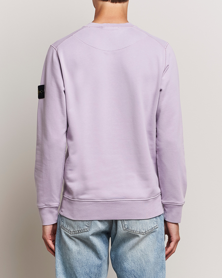 Herren | Pullover | Stone Island | Garment Dyed Fleece Sweatshirt Lavender
